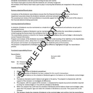 0250 Dividend reconciliation