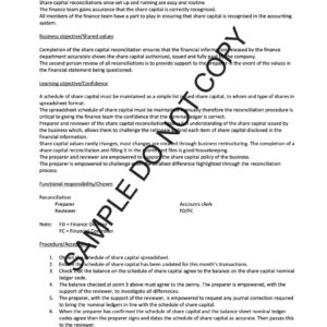 0260 Share capital reconciliation