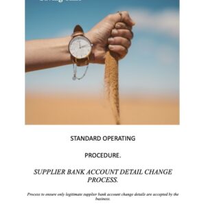 10560 Supplier bank account detail change process