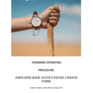 10770 Employee bank account change process form